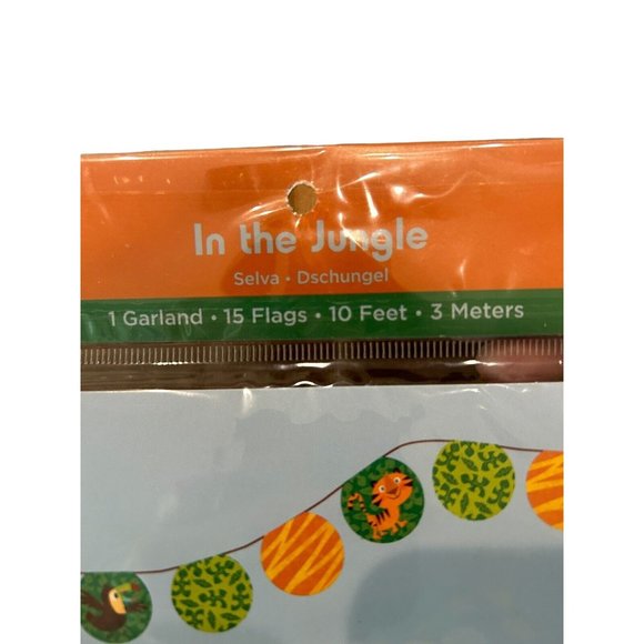 In the Jungle Decorative Garland Hanging Home Room Decor Party Kid Mudpuppy - Picture 5 of 5